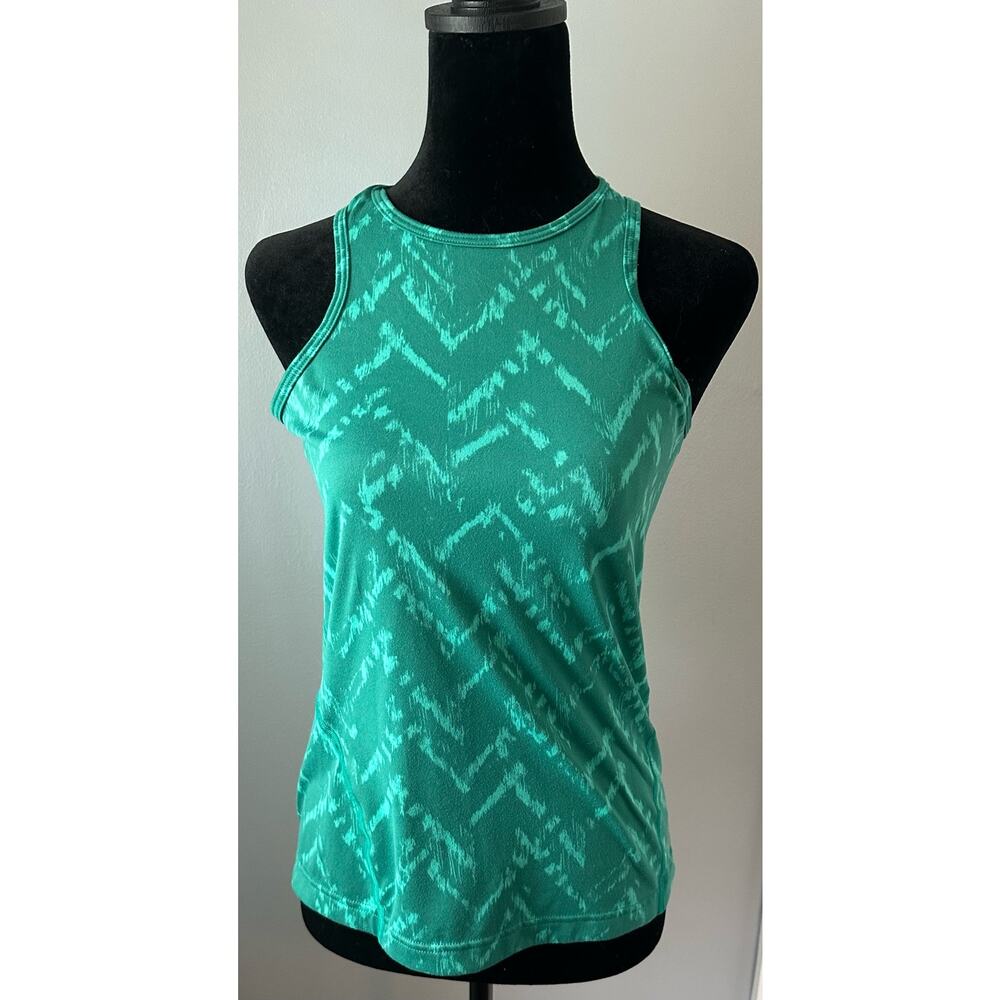 Women’s Teal Patterned Tank Top